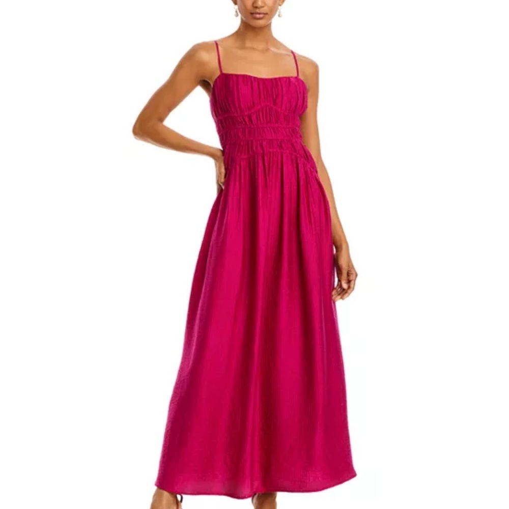 Aqua Pink Midi Dress